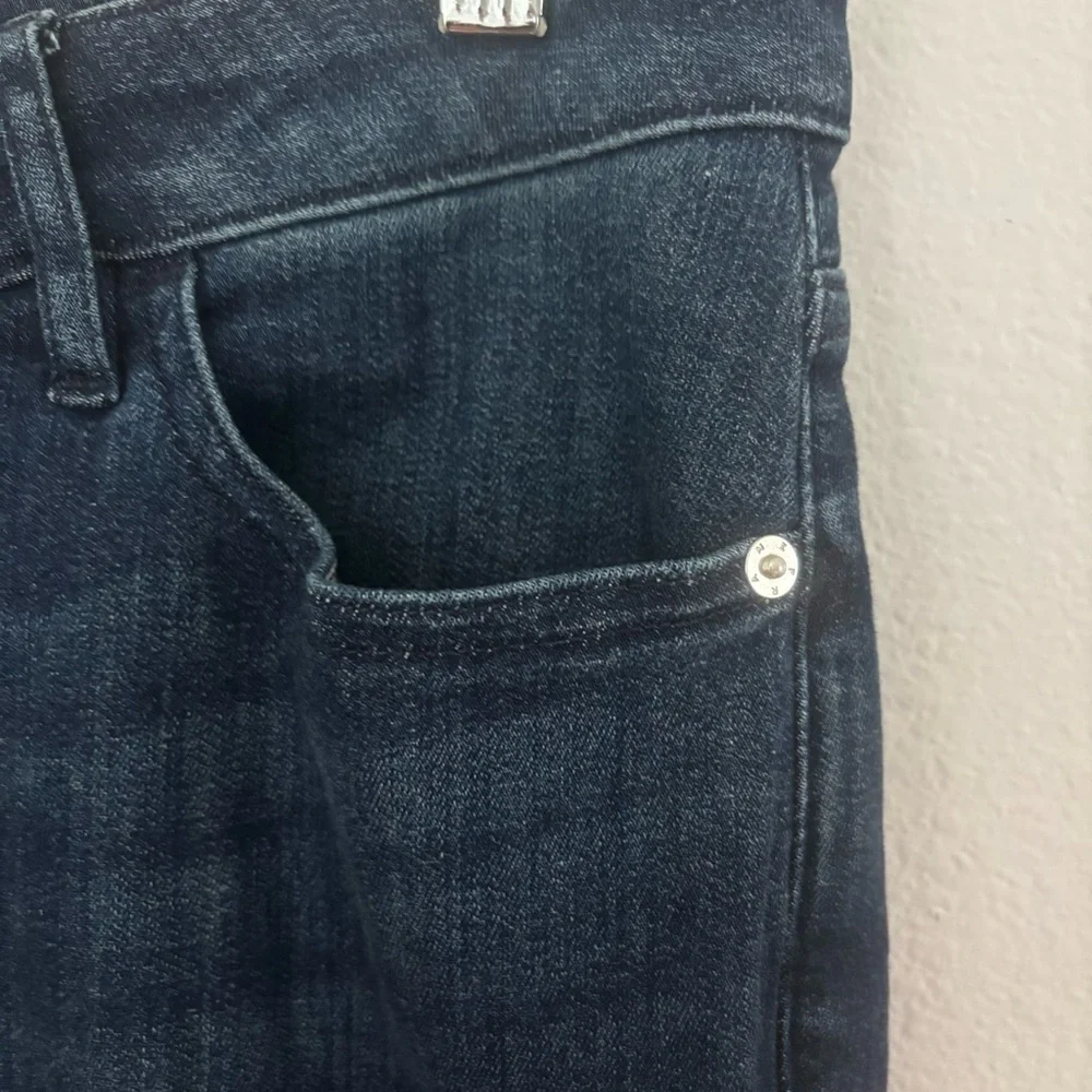 FRAME Le Crop Mini Boot Raw Hem Jeans Size 29/ 26.5” Inseam - Picture 6 of 16